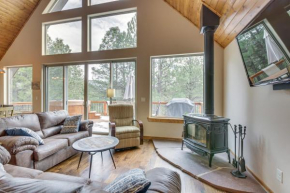 Angel Fire Cabin with Deck 3 Mi to Ski Lifts!